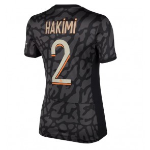 Paris Saint-Germain Achraf Hakimi #2 Koszulka Trzecich Kobiety 2023-24 Krótki Rękaw